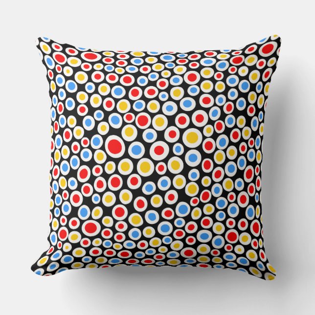Colour Spots Pattern 230515 Cushion (Front)