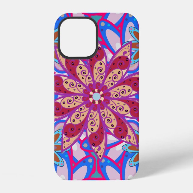Colour Spring Theme seamless pattern Background. C iPhone Case (Back)