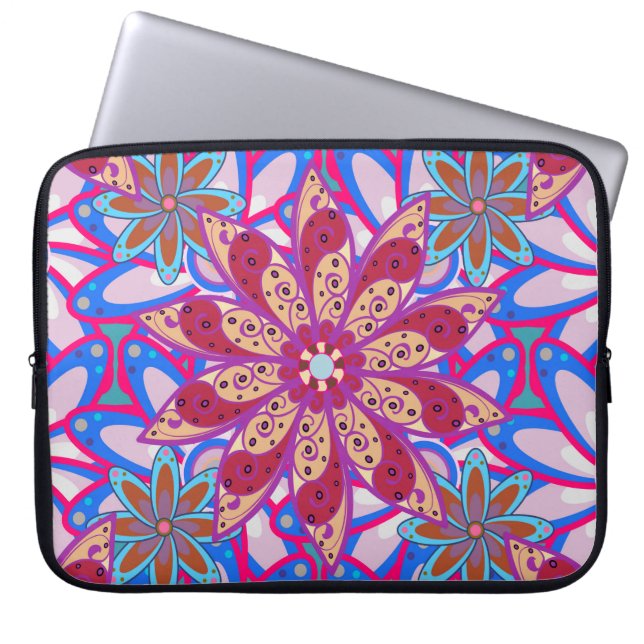 Colour Spring Theme seamless pattern Background. C Laptop Sleeve (Front)