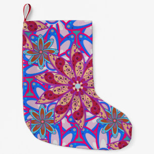 Colour Spring Theme seamless pattern Background. C Small Christmas Stocking