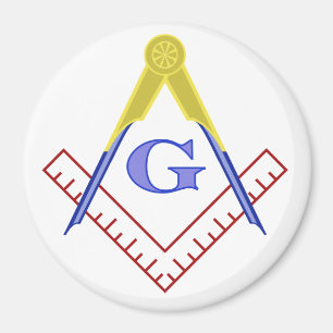 Colour Square and Compass Magnet