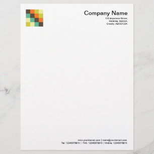 Colour Squares 014 Letterhead
