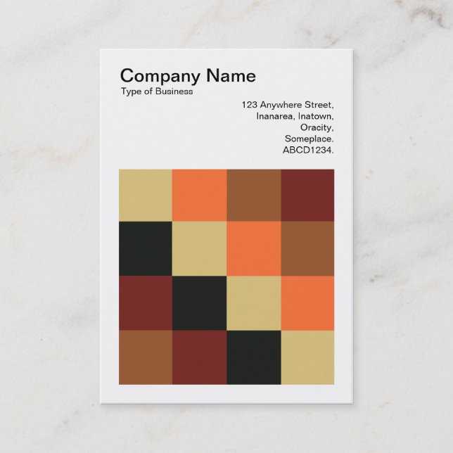 Colour Squares - 04 Business Card (Front)