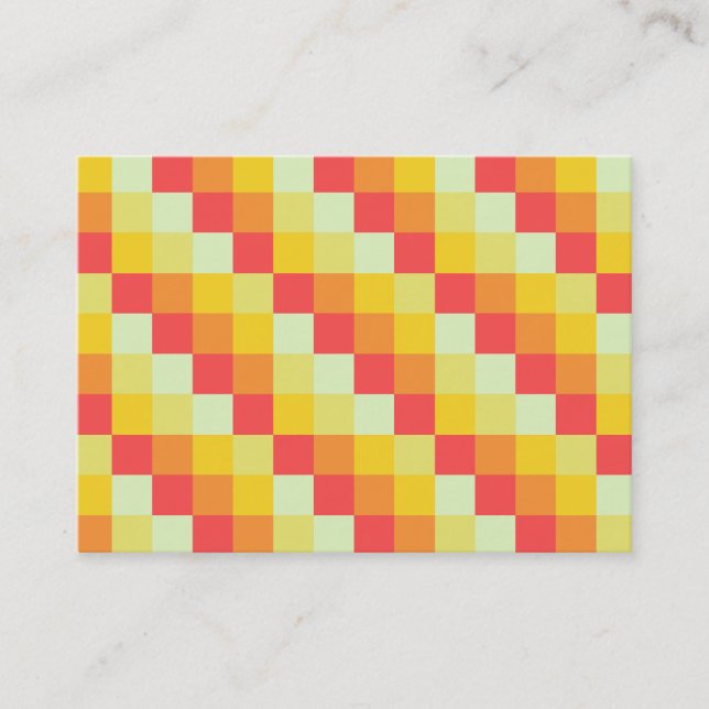 Colour Squares 07 Business Card (Front)