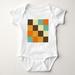 Colour Squares Baby Bodysuit