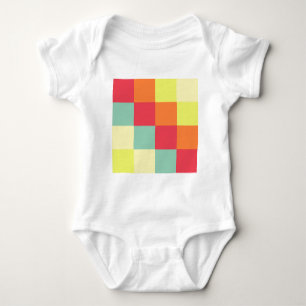 Colour Squares Baby Bodysuit