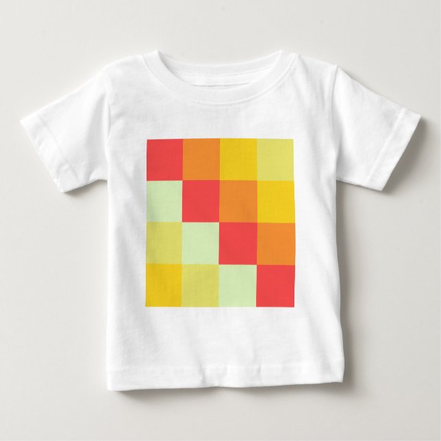 Colour Squares Baby T-Shirt (Front)