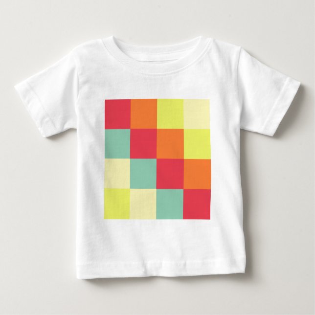 Colour Squares Baby T-Shirt (Front)