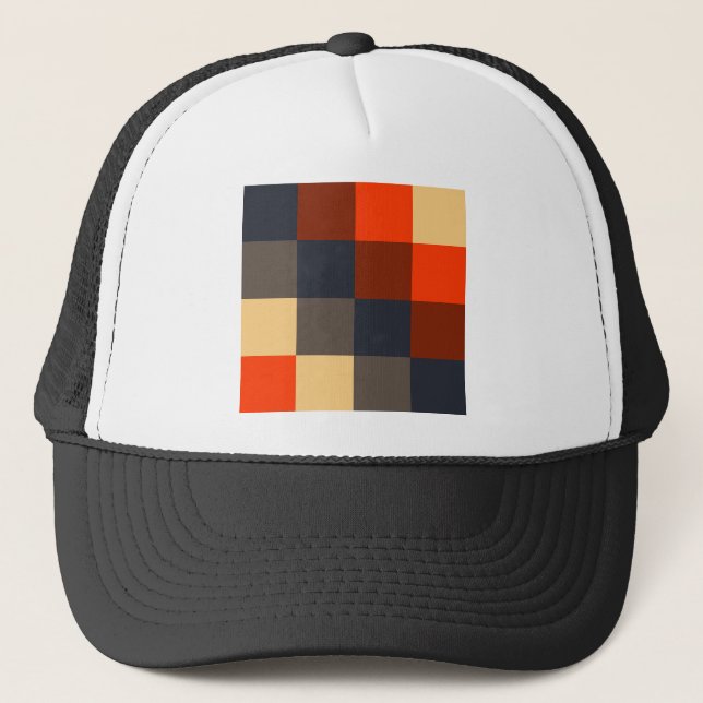 Colour Squares Trucker Hat (Front)