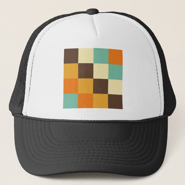 Colour Squares Trucker Hat (Front)