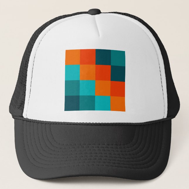 Colour Squares Trucker Hat (Front)