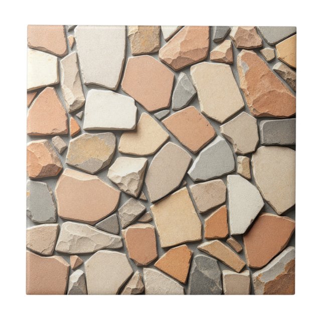 Colour stone Mosaic Ceramic Tile (Front)