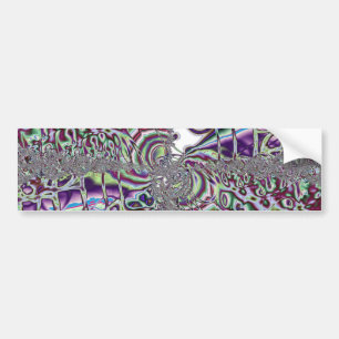 Colour Storm - Fractal Art Bumper Sticker
