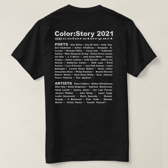 Colour:Story T T-Shirt (Design Back)