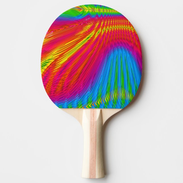 Colour Streaks-  Ping Pong Paddle (Front)