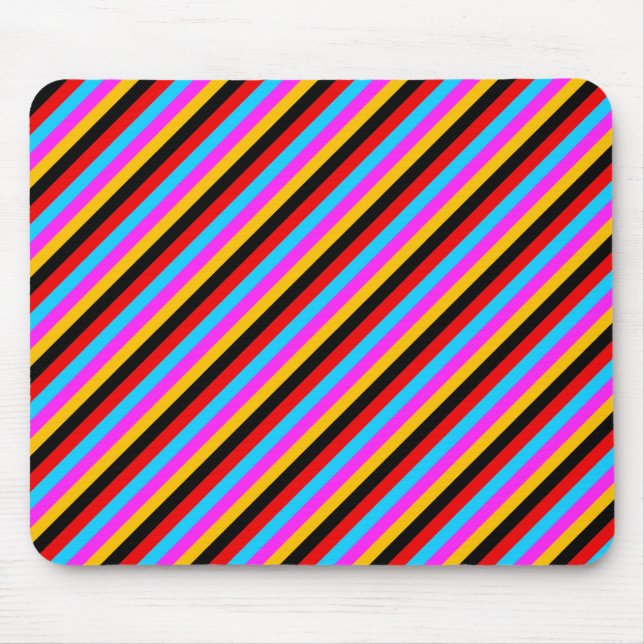 Colour Stripe 01 Mouse Pad (Front)