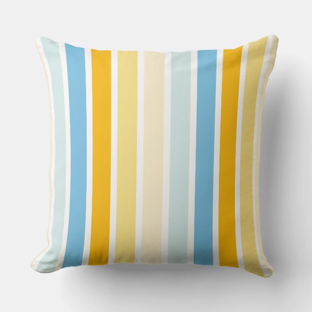 Colour Stripes 02 Cushion (Front)