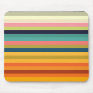 colour stripes colourful pastel 002 mouse pad