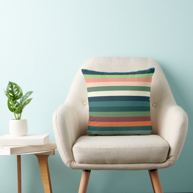 Colour Stripes  Cushion (Chair)