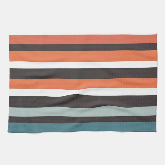 Colour Stripes Tea Towel (Horizontal)