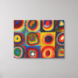Colour Study, 1913 by Wassily Kandinsky Canvas Print