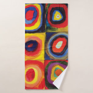 Colour Study by Wassily Kandinsky Bath Towel