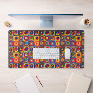 Colour Study by Wassily Kandinsky Desk Mat