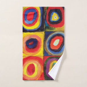 Colour Study by Wassily Kandinsky Hand Towel