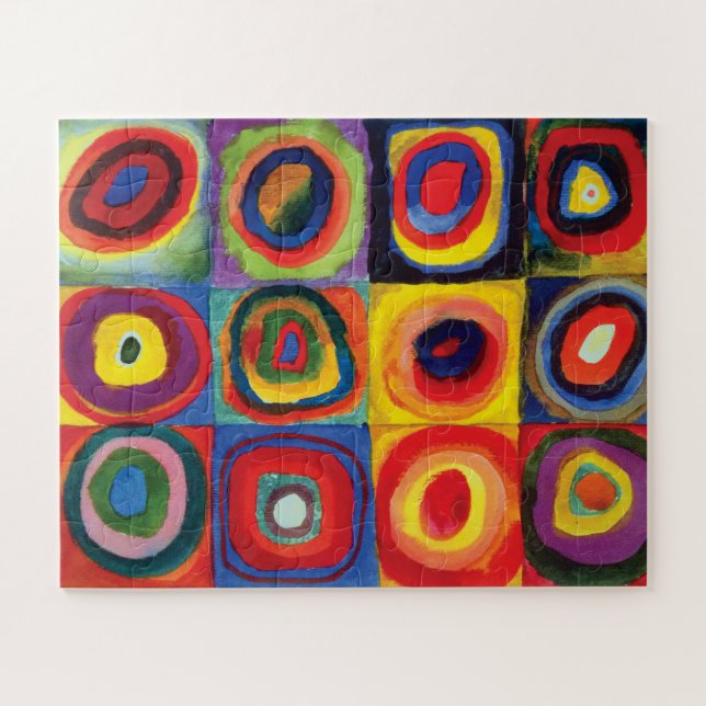 Colour Study by Wassily Kandinsky Jigsaw Puzzle (Horizontal)