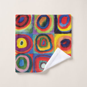 Colour Study by Wassily Kandinsky Wash Cloth