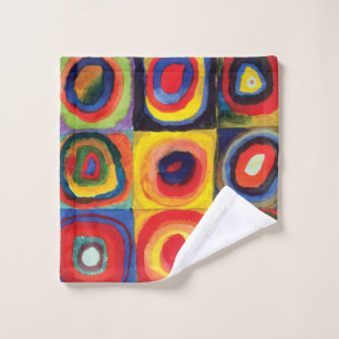 Colour Study by Wassily Kandinsky Wash Cloth