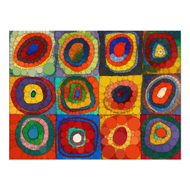 Colour Study, Infinity Dots by Wassily Kandinsky Photo Print (Front)