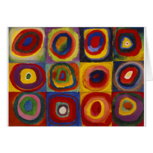 Colour Study of Squares Circles
