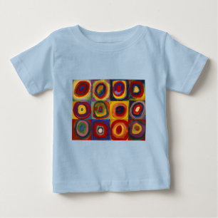Colour Study of Squares Circles Baby T-Shirt