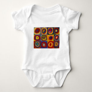 Colour Study of Squares Circles by Kandinsky Baby Bodysuit