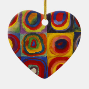 Colour Study of Squares Circles by Kandinsky Ceramic Ornament