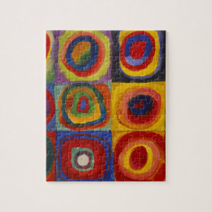Colour Study of Squares Circles by Kandinsky Jigsaw Puzzle