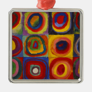 Colour Study of Squares Circles by Kandinsky Metal Ornament