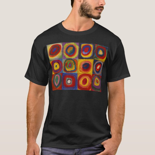 Colour Study of Squares Circles by Kandinsky T-Shirt (Front)