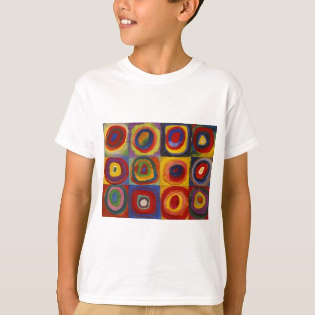 Colour Study of Squares Circles by Kandinsky T-Shirt (Front)