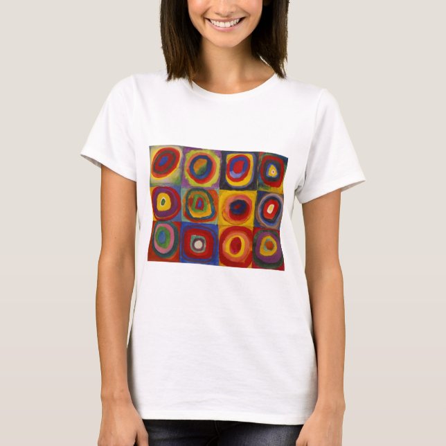 Colour Study of Squares Circles by Kandinsky T-Shirt (Front)