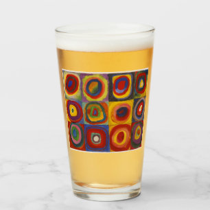 Colour Study: Squares with Concentric Circles Glass