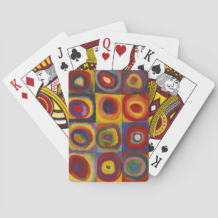 Colour Study: Squares with Concentric Circles Playing Cards