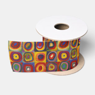 Colour Study - Wassily Kandinsky Satin Ribbon