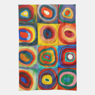 Colour Study   Wassily Kandinsky Tea Towel