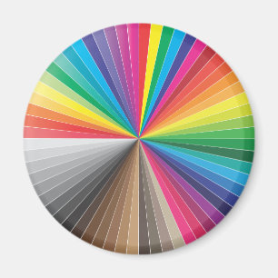 colour swatches circle magnet
