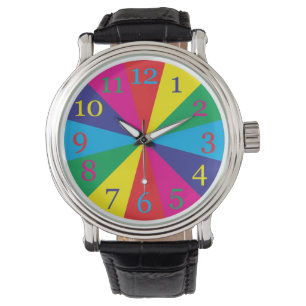 colour swatches yellow green cyan blue m watch