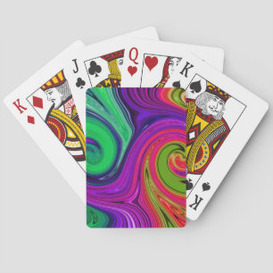 Colour Swirl Playing Cards