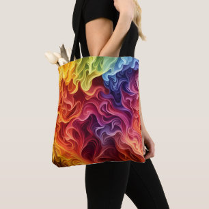 Colour Swirl Tote Bag