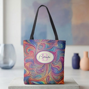 Colour Swirls Tote Bag